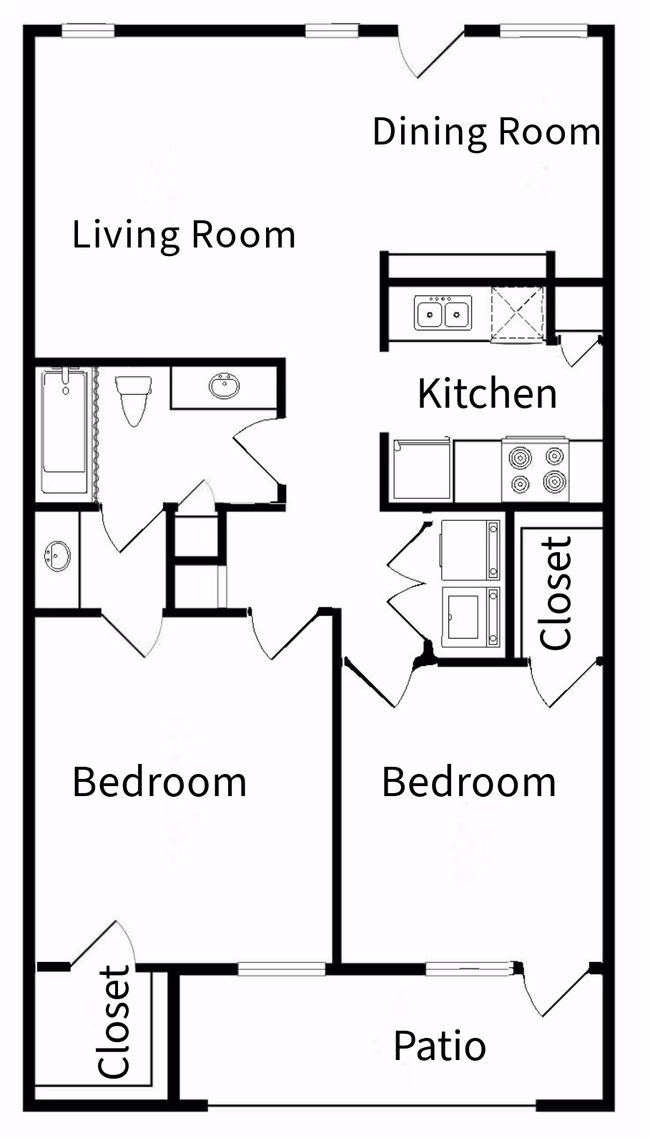 The 804 floor plan